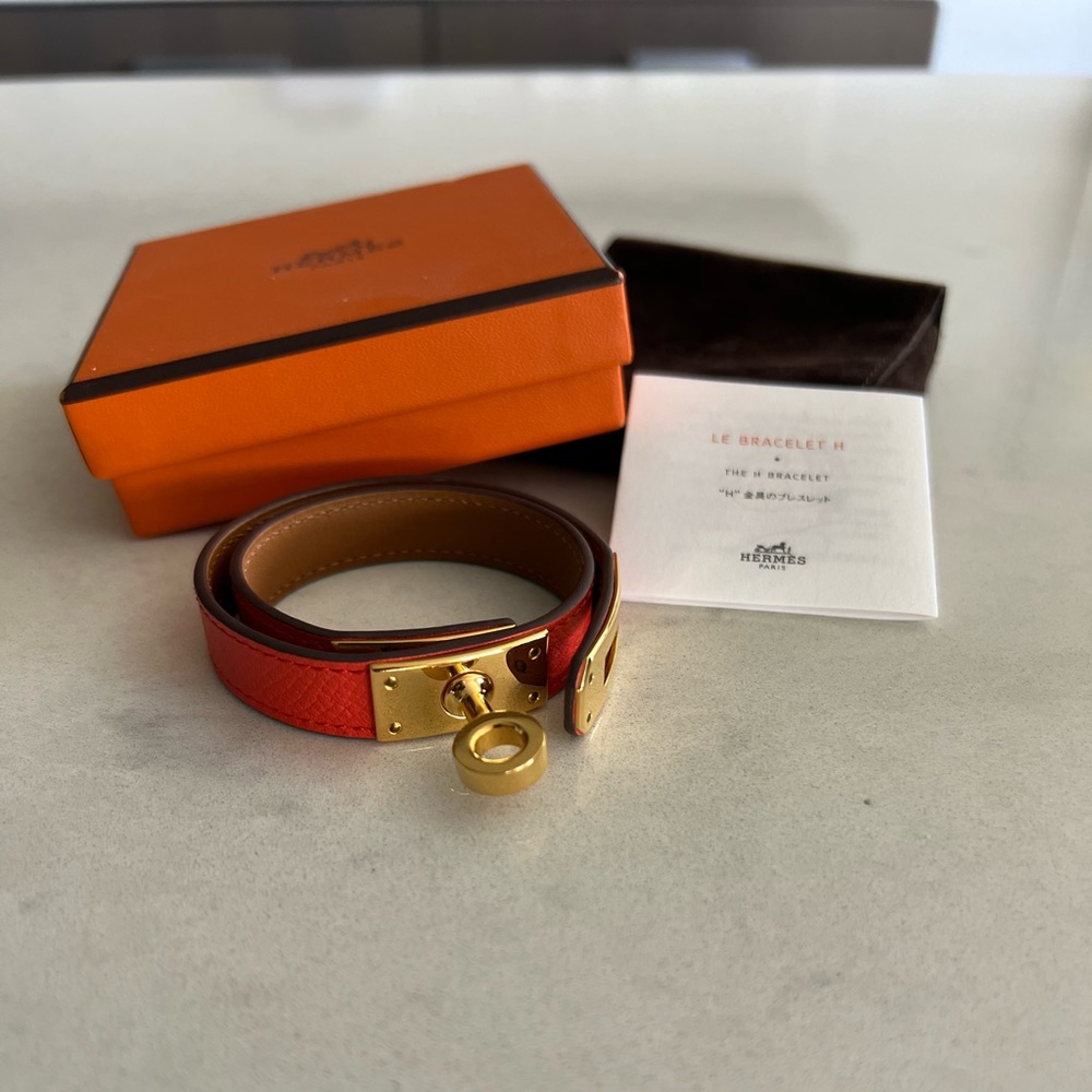 *BRAND NEW* HERMES Kelly Double Tour Bracelet in Epsom Leather